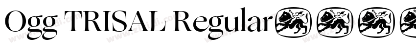 Ogg TRISAL Regular字体转换